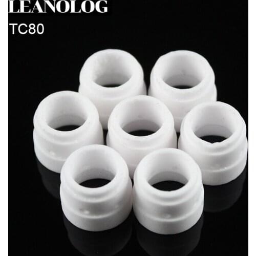 Cutting Accessories 30Pcs TC60/TC80 Torch Consumables Gas Ring for Cut40 Cut30 Cut50 CUT60 Inverter Plasma Cutter