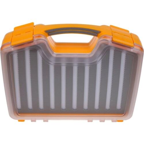 Double Sided Fishing Lure Bait Tackle Hook Box Slit Foam Storage Case Waterproof Fishing Tackle Boxes for Saltwater Freshwater