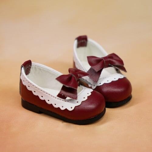 D01-P552 children handmade toy 1/4 Doll clothes BJD/SD doll props Accessories Cute lace buckle with bow 1pair