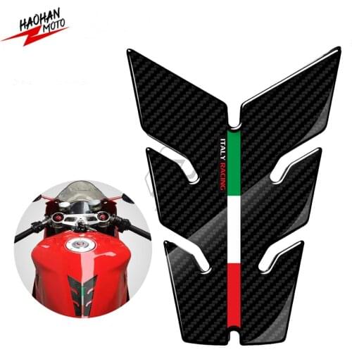 For Aprilia Ducati 848 959 899 1098 1199 1299 Panigale Benelli 3D Carbon-look Motorcycle Tank Pad Protector