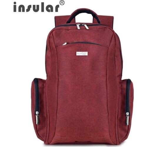 Insular new style Elegant Baby Diaper Backpacks Nappy Bags Multifunctional Changing Bags For Mommy Free Shipping