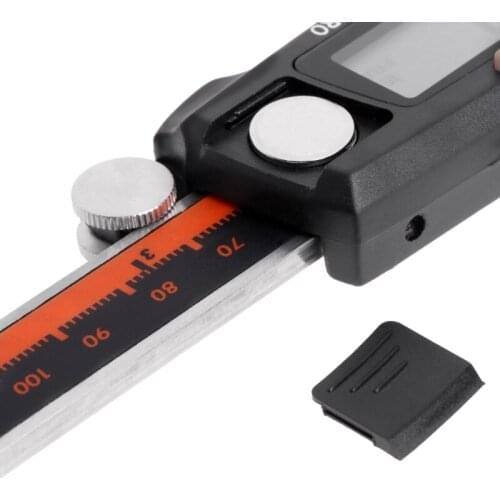 Electronic Digital Caliper Inch/Metric/Fractions 0-6 Inch/150 mm Stainless Steel