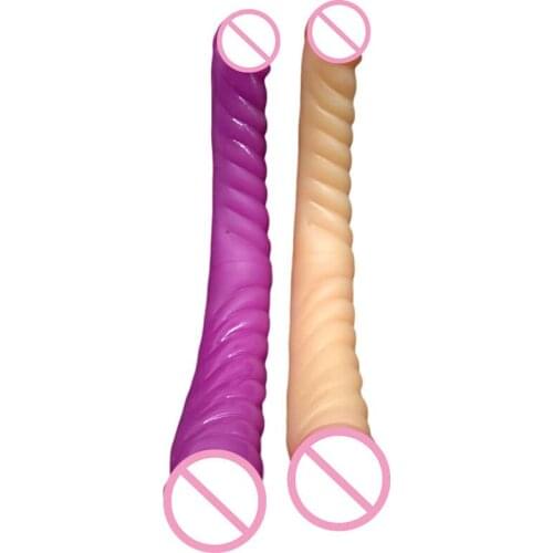 Double Rod Dildo for Women U Double Penetration Toys for Anal Sex Artificial Penis for Men Sex Ended Dong Penis Plug Annal BM
