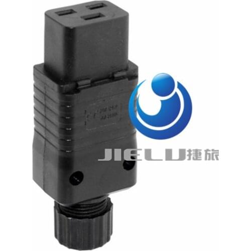 IEC 320 C19 16A Power Cord Connector,Black PDU IEC 320 C19 Rewirable Socket