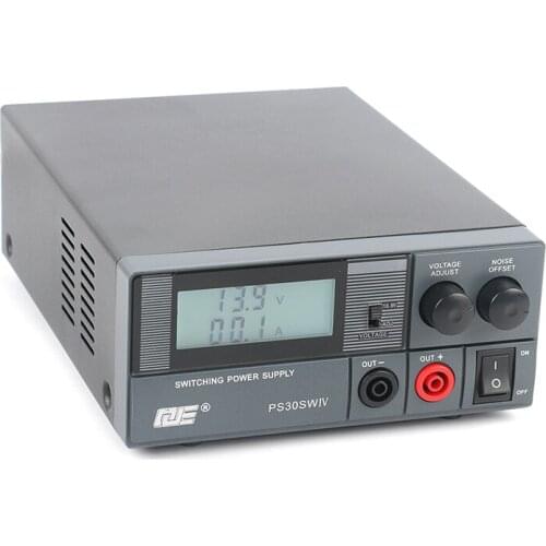 PS30SWIV 13.8V 30A 20A Adjustabl LCD Digital Ham Radio Communication Power Supply For Shortwave Base Station Or Vehicle Platform