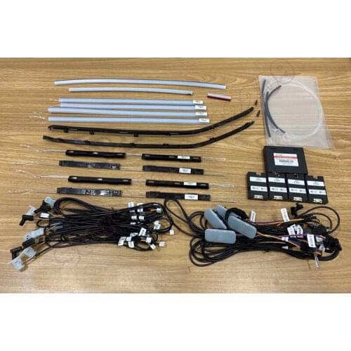 30-Color Set Decorative Dashboard Atmosphere Lamp illuminated LED Door Foot Neon Ambient Light MMI Control For Audi Q5 2018-2020