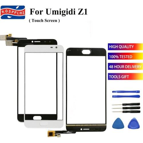 KOSPPLHZ For Umidigi Z1 Front Touch Screen Outer Glass Panel Touch Lens Umidigi z 1 Phone Accessories With Tools +Adhesive