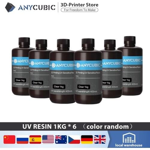 2pcs/Lot ANYCUBIC 3D Printer resina 405nm UV Resin For Photon Mono X Universal UV Sensitive Resin 3d Printing Materials