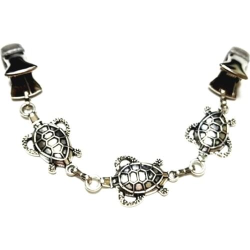 Cute Turtle Cardigan Flexible Button Dress Shawl Gloves Clips Women Sweater Buckle Cinch Pins