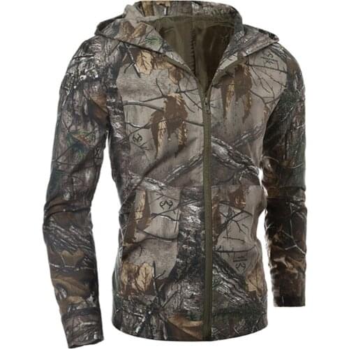 Mens Bionic Camouflage Jungle Stealth Jacket Outdoor Sports Hiking Hunting Fishing Shooting Watch Bird Cloaking Hooded Coats