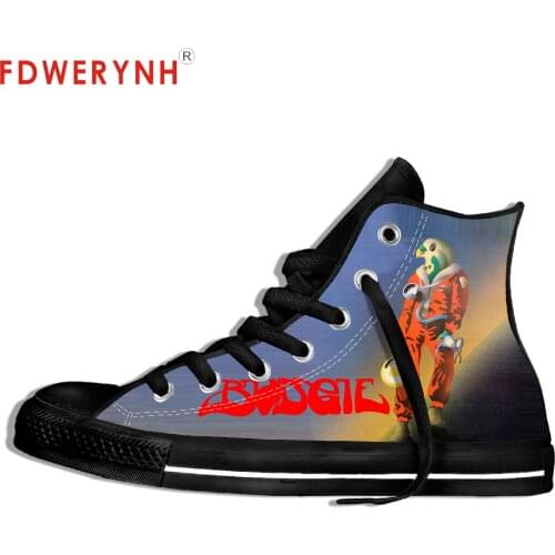 Mens Casual Shoes Canvas Shoes Budgie Bandolier Rock Metal Band Logo Fashion Lightweight Breathable Shoes For Women Men