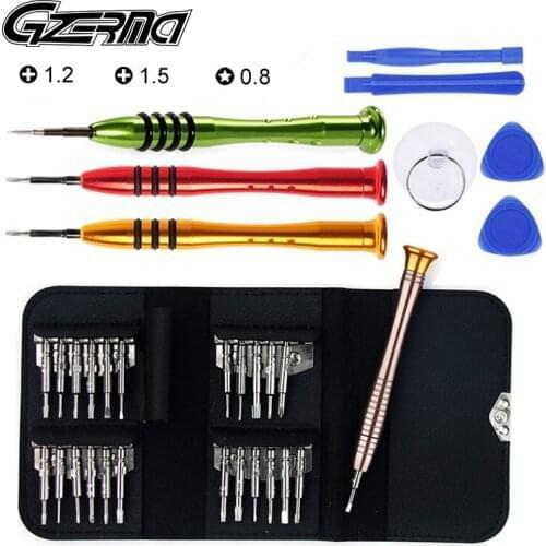 GZERMA 33 in 1 Precision Screwdriver Repair Tools Kit With 24pcs Bits For iPad MacBook Pro Air Repair DIY Phone Repair Tool Set