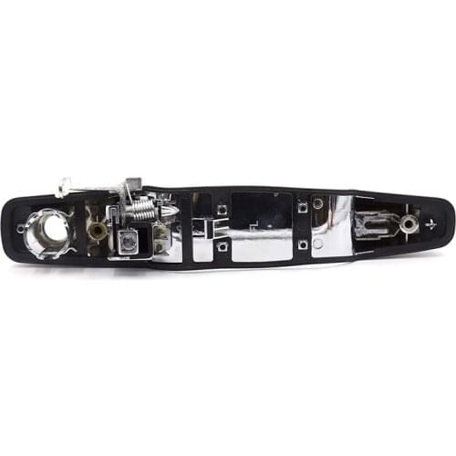 Exterior Chrome Door Handle Front Driver Left Compatible for Chevy Silverado 2007-2013 GMC