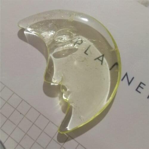 Wholesale 1pc Natural Citrine Moon Shaped Crystal Gemstone Healing Chakra Polished Natural Quartz Crystals