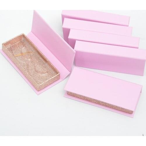Wholesale false custom logo eyelash packaging box lash boxes package faux cils 25mm mink lashes strip magnetic case bulk vendors
