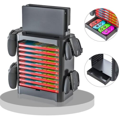 Storage Stand For Nintendo Switch Game CD Disc JoyCon Controller for Switch pro Holder for Nintend Switch Console Accessories