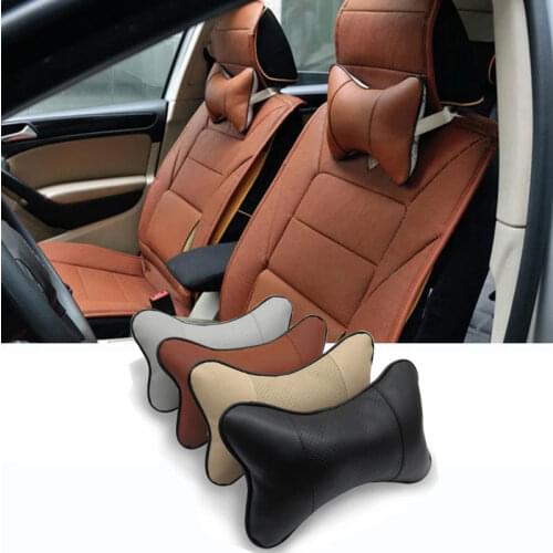 Car seat pillow Restraint Auto Safety Head Neck For Head Pain Relief Rest Relax Pillow Cushion Pad Breathable Mesh Car headrest