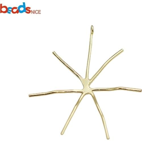 Beadsnice ID39085smt17 Sterling Silver Handmade Pendant Blanks 20 Gauge Prong Pendant Setting Diy Jewelry Making