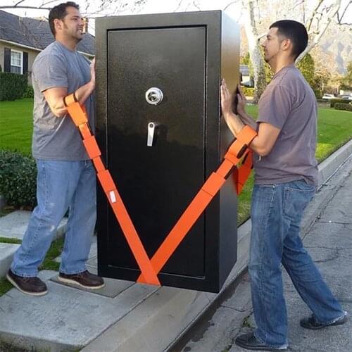 Moving Straps Lifting Moving Shoulder Lifting Carrying Secure Furniture Orange