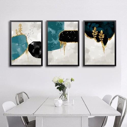 Poster Decorative Marble Abstract Canvas Painting Posters And Prints Wall Pictures Geometric Print Living Room Decor Cuadros