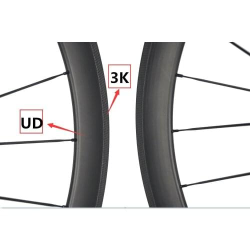 Powerway hub with full Carbon wheelset 50mm Tubular 3K and UD bicycle wheelset and Free Shipping