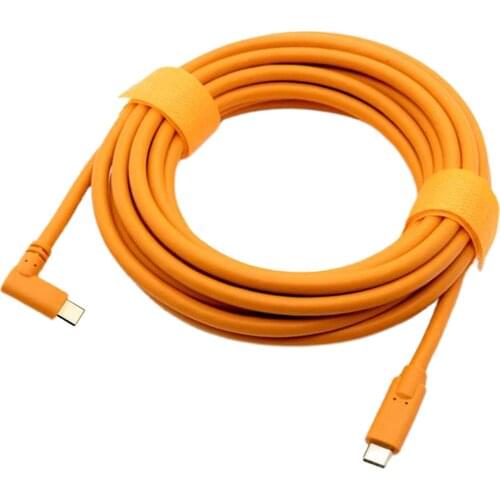 Premium Copper Type C to Type-C 90° Angle Converter Cord for Quest 2