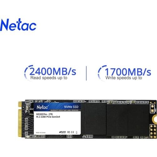 Netac SSD M2 NVMe 512GB 1TB PCIe M.2 2280 128GB 256GB NVMe SSD Disk Internal Solid State Drives for Laptop Desktop