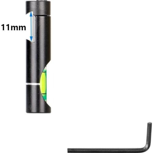 Tactical 11mm Rail Rifle Airsoft Scope Ring Rail Mount Alloy Spirit Bubble Level Mount
