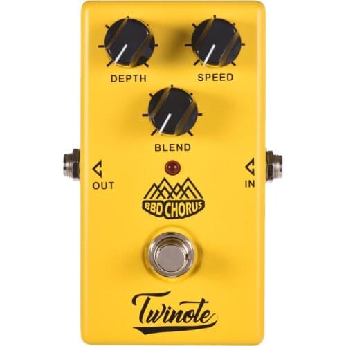 Twinote BBD CHORUS Analog Chorus Guitar Effect Pedal Processsor Full Metal Shell True Bypass Guitar Pedal Guitar Accessories