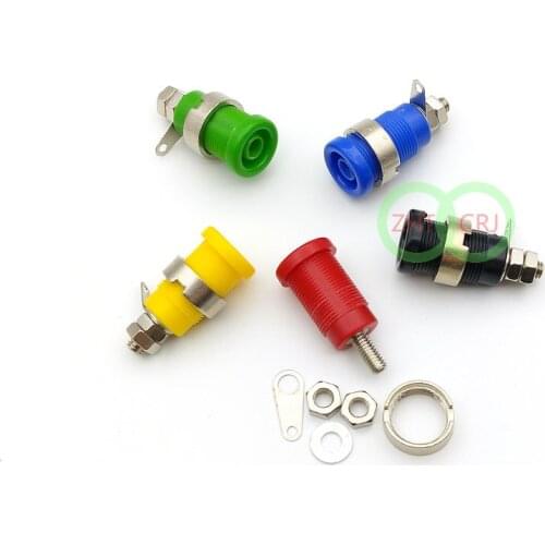 5 Color 4mm Banana Jack Binding Post Nut for Multimeter banana socket New
