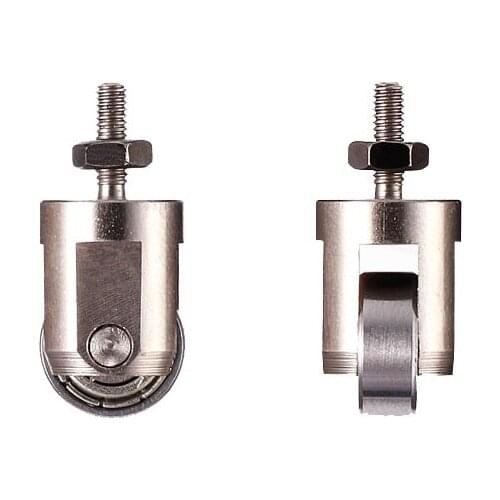 Dial Indicator Probe Steel Roller and Rubber Roller Contact Points for Digital and Dial Indicators M2.5 Thread