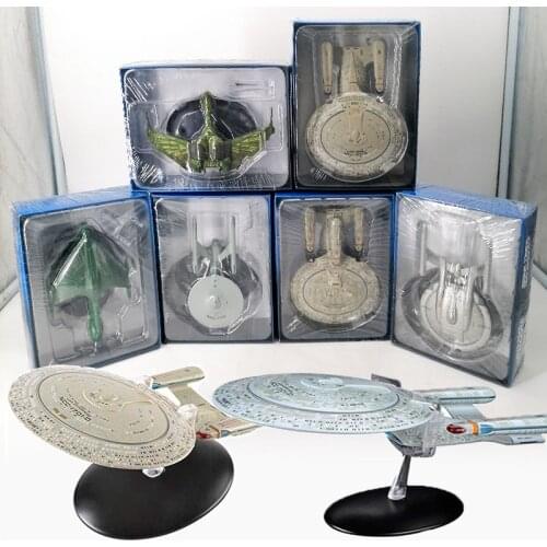 Star Strek USS NCC-1701 Enterprise NX-01 1701D Aircraft Spacecraft Diecast Model Toy Starships Decoration Ornament Collection