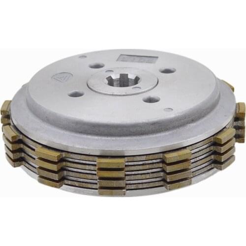 2088 Motorcycle Center Clutch Drum Assembly With Friction Pressure Plate For Qingqi Suzuki QS110 FD110 QS FD 110 Spare Parts