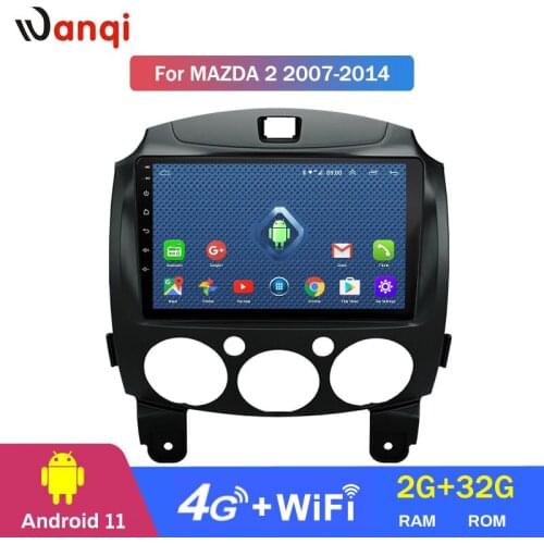 4G Lte All Netcom Android 8.0 Car Radio DVD Player for Mazda2 2007-2014 GPS Glonass Navigation Audio Video SWC