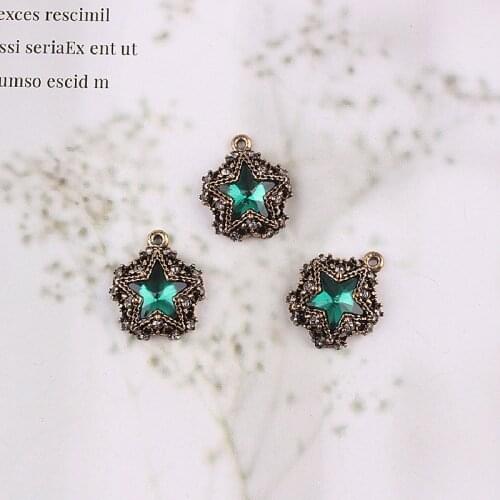 5PCS DIY Hand-sewn Buttons Clothing Textile Decoration Retro Love Oval Jewelry Accessories Jewelry DIY