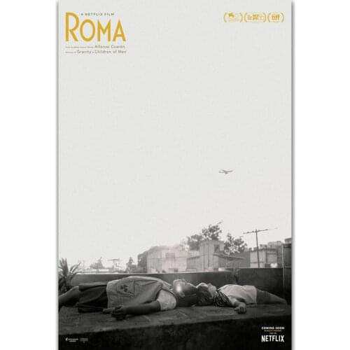 B095 Roma Hot New 2018 Movie Alfonso Cuarón Love Child Film Silk Cloth Poster Art Bedroom Decoration