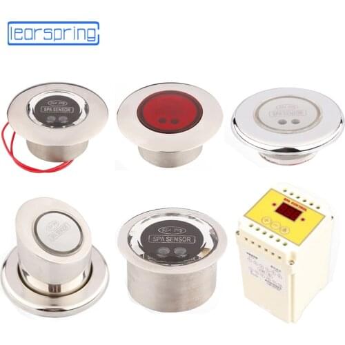 Free shipping Spa control switch stainless steel crystal switch crystal ball inductive switch swimming pool equipment