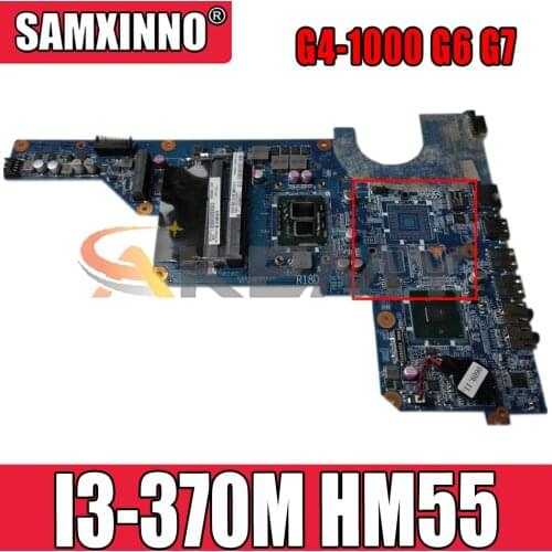 DAR18DM86D0 DAR18DMB6D1 For HP Pavillion G4-1000 G6 G7 I3-370M Laptop Motherboard 655990-001 655990-501 HM55 Notebook Mainboard
