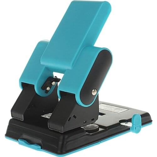 Heavy Duty Double Hole Puncher Paper Scrapbooking Document Punching Machine 70 Sheets School Office Stationery