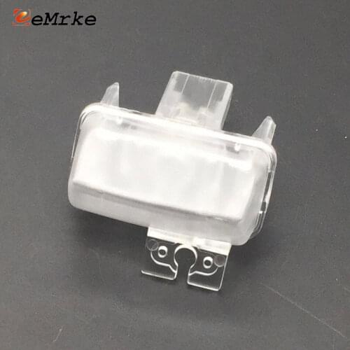 EEMRKE Car Rear View Camera Bracket License Plate Lights Housing Mount for Toyota Avensis T270 T27 2008-2015