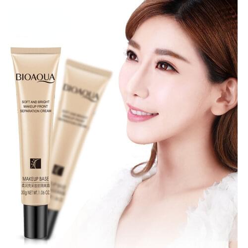 Facial Foundation Primer Cream Foundation Cream Moisturizing Oil Whitening Concealer Shrinking pores