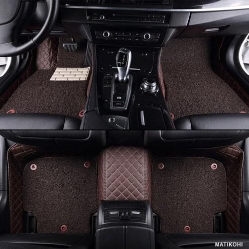 Custom car floor mats for Toyota Corolla Camry Rav4 Auris Prius Yalis Avensis Alphard 4Runner Hilux highlander sequoia foot mats