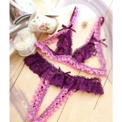 Sexy Lingerie womens Sexy Body Lenceria Erotica Teddy Lingerie Bra Womens Underwear Thong Panties