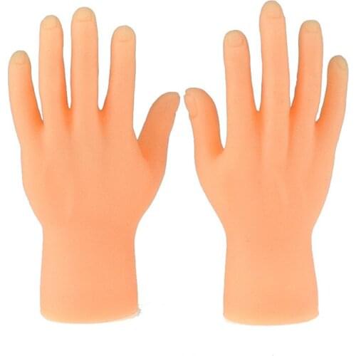 Screepy Halloween Mini Finger Hands Tiny Left Right Hand for Game Party Costume LBV
