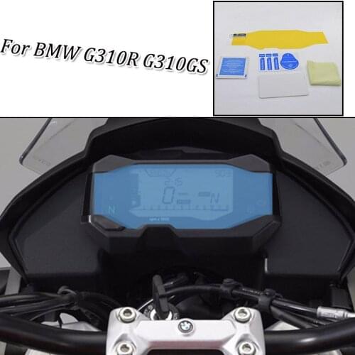 G310R G310GS moto Cluster Scratch Protection Film Instrument Dashboard Cover Guard TPU Blu-ray for BMW G310R G310GS