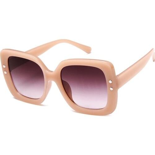 Women Oversized Sunglasses Brand Design Fashion Women Square Sun Glasses Vintage Ladies Shades Eyewear Oculos De Sol