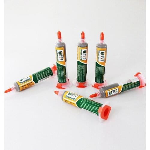 1Pcs Lead Free Syringe Solder Flux Tin Paste BGA Welding Flux for Phone PCB Rework Repair