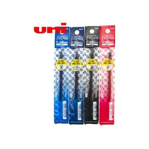 1Pcs Uni 0.38 mm Ball Signo Refill UMR-1 for UM-151 Retractable Gel Ink Pen stylo for School Office