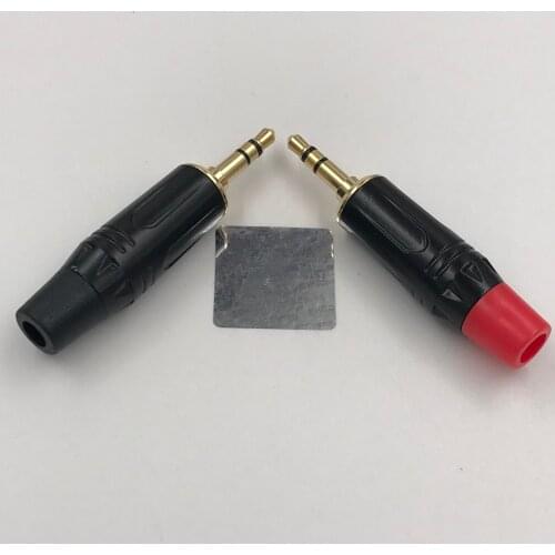 2 Pieces 3.5mm Stereo Headphone Jack Male Plug Repair Replacement Solder Adapter 3.5mm (1/8inch) DIY Audio Cable Connector
