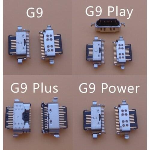 2pcs For Motorola Moto G9 / G9 Play / G9 Plus / G9 Power Type C Micro Mini USB Charging Port Connector Plug Socket Dock Jack
